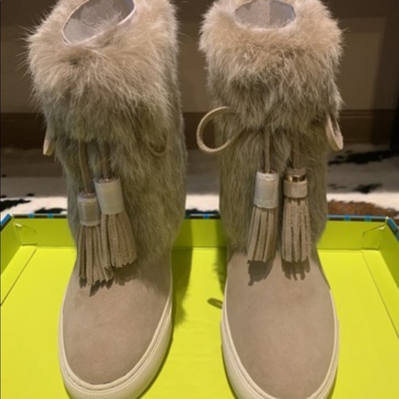 Tory Burch Anjelica Fur Boots 💥 (BRAND NEW) 💥 - Picture 8 of 9